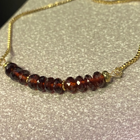 Genuine Garnet bracelet - Picture 3 of 6